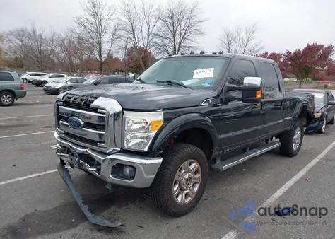 2015 Ford F-250 Lariat z USA, uszkodzony, nr VIN 1FT7W2B60FEC20521